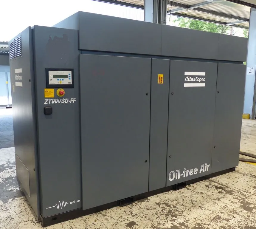 Atlas Copco ZT90VSDFF Винтовой безмасляный компрессор Б/У (Контрактный)