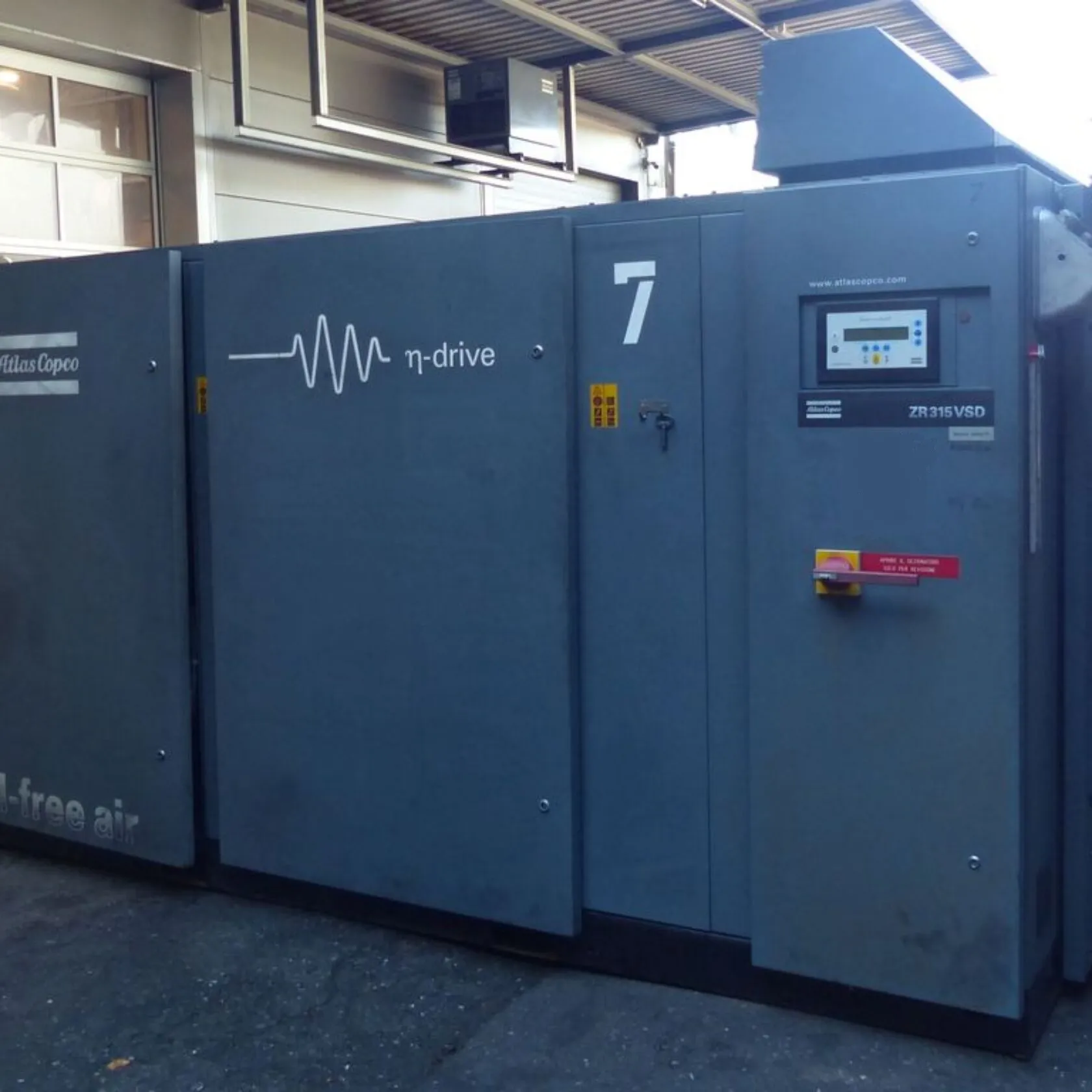 Atlas Copco ZR315VSD Винтовой безмасляный компрессор Б/У (Контрактный)