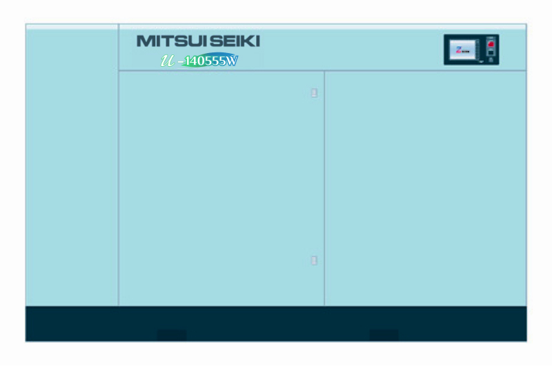 Mitsui Seiki u-140555W Винтовой безмасляный компрессор