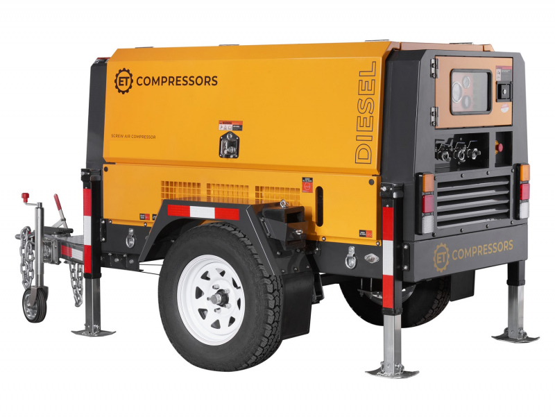 ET-Compressors ET SD-265T-7 Винтовой компрессор на шасси