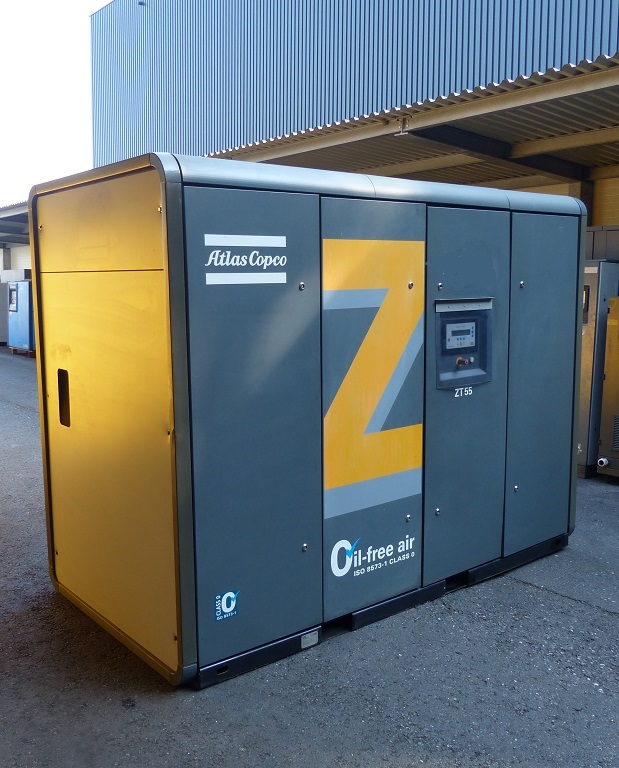 Atlas Copco ZT55FF Винтовой безмасляный компрессор Б/У (Контрактный)