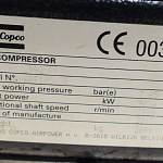 Atlas Copco ZR90FF Винтовой безмасляный компрессор Б/У (Контрактный)