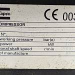 Atlas Copco ZR132 Винтовой безмасляный компрессор Б/У (Контрактный)